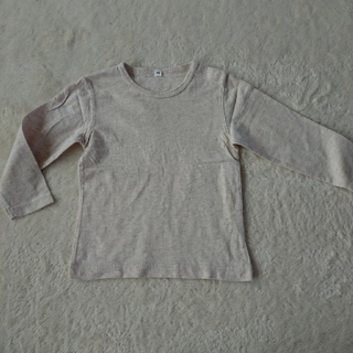 ムジルシリョウヒン(MUJI (無印良品))の無印良品 Tシャツ 90サイズ ベージュ(Tシャツ/カットソー)
