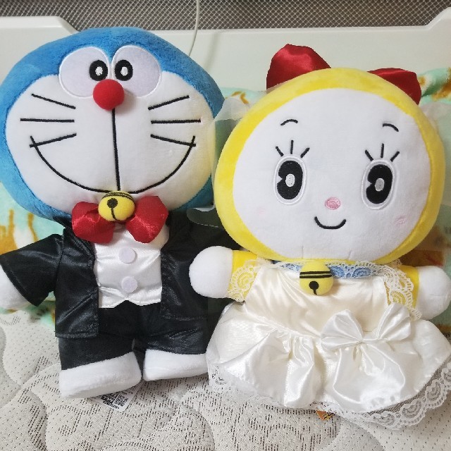 ドラえもんドラミちゃんウェディングぬいぐるみ | フリマアプリ ラクマ