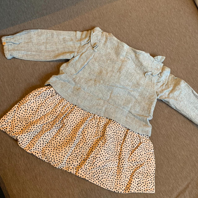 ZARA KIDS(ザラキッズ)のザラキッズ　ワンピース キッズ/ベビー/マタニティのキッズ服女の子用(90cm~)(ワンピース)の商品写真