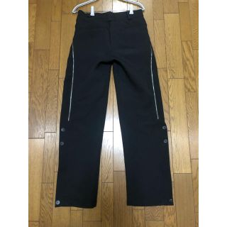 KIKO KOSTADINOV キココスタディノフ 21SS ANTHONIS TROUSER アントニストラウザー 切り替えデザインワイドテーパードロングパンツ ブラック 00102021