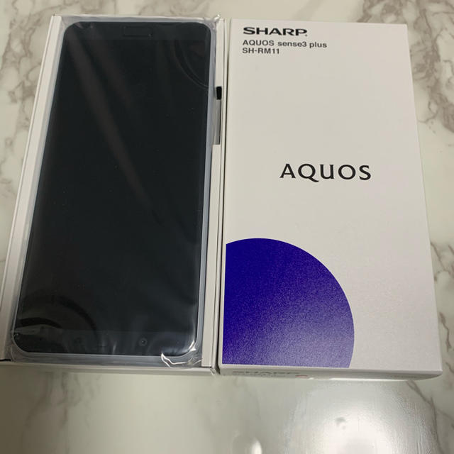 新品未使用！AQUOS sense3 plus SH-RM11  ホワイト