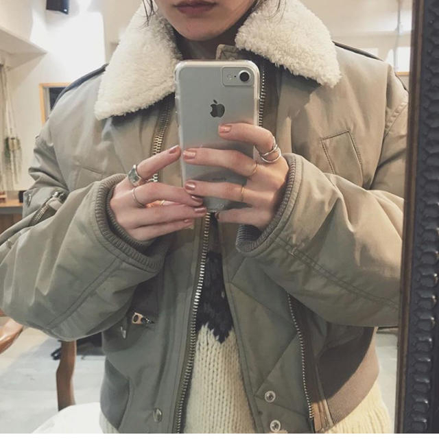 JANE SMITH ボアブルゾン | hartwellspremium.com
