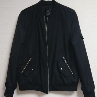 ザラ(ZARA)の★ZARAザラ 完売MA-1ブルゾン ブラック★(ブルゾン)