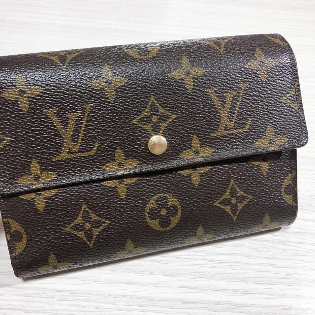 ○良品○ LOUIS VUITTON ルイヴィトン モノグラム 三つ折り財布 - www
