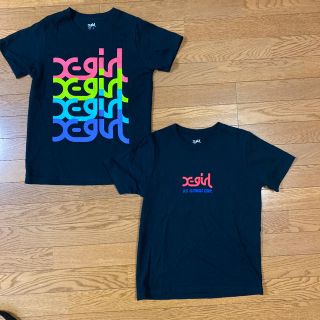 エックスガール(X-girl)のX-girl Tシャツ 2枚セット サイズ1(Tシャツ(半袖/袖なし))