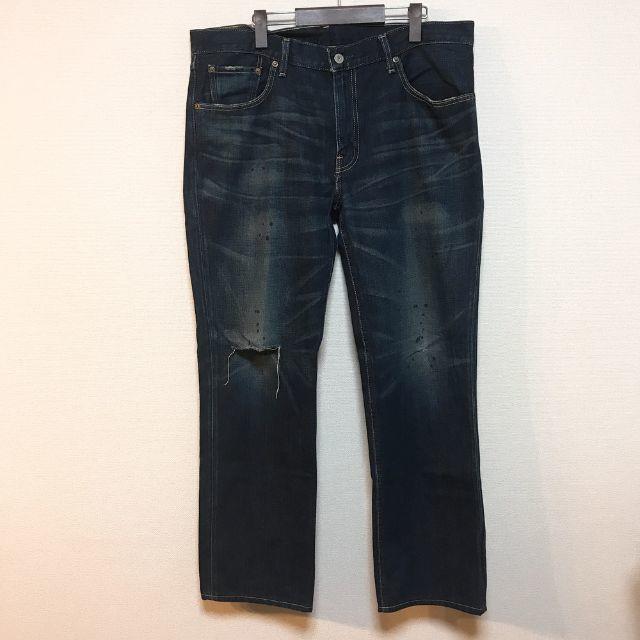 Levi's(リーバイス)のリーバイス ジーンズ 502 濃紺 W36 L33 赤耳 セルビッチ リメイク メンズのパンツ(デニム/ジーンズ)の商品写真