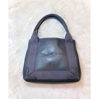 バレンシアガバッグ(BALENCIAGA BAG)の早い者勝ち値下げ！バレンシアガ レザー ネイビーカバ XS  ノアール 美品！(ハンドバッグ)