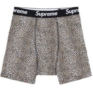 シュプリーム(Supreme)のSupreme×Hanes 豹柄 ブリーフ ボクサー M(ボクサーパンツ)