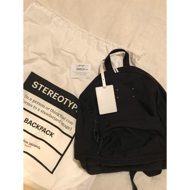 メゾン マルジェラ MAISON MARGIELA バッグパック 新品 黒 - バッグ