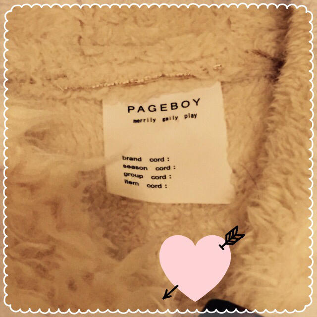 PAGEBOY(ページボーイ)の♡ページボーイ♡ムートンコート♡ レディースのジャケット/アウター(毛皮/ファーコート)の商品写真