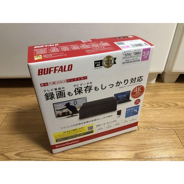 未開封 BUFFALO 外付けHDD 3.0TB HD-NRLD3.0U3-BA2020年1月12日