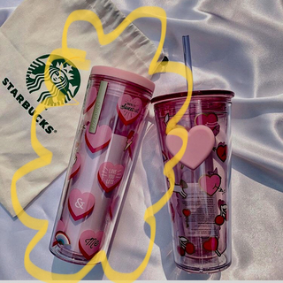スターバックスコーヒー(Starbucks Coffee)の「専用」新品未使用💕Starbucks タンブラー バレンタイン(タンブラー)