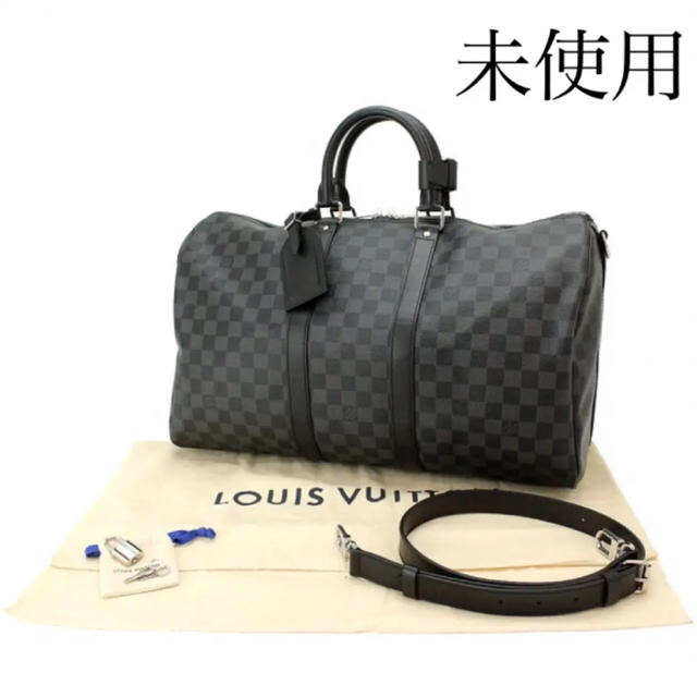 訳あり商品 LOUIS VUITTON ダミエ・グラフィット 45 キーポル・バンド