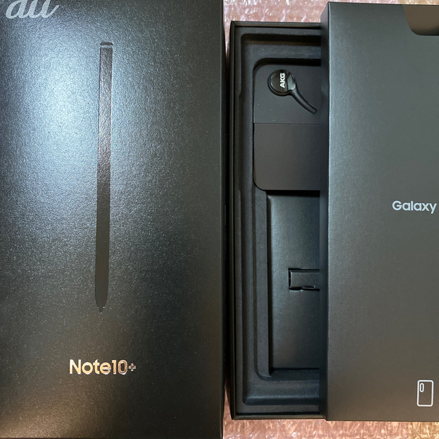 Galaxy(ギャラクシー)のGalaxy note10＋ SCV45 ブラック simロック解除済み 美品  スマホ/家電/カメラのスマートフォン/携帯電話(スマートフォン本体)の商品写真