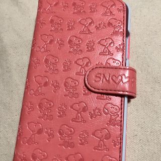 スヌーピー(SNOOPY)のスヌーピー 手帳型iPhoneケース(iPhoneケース)