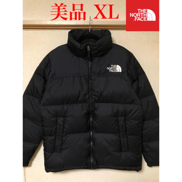 美品】THE NORTH FACE ノースフェイス ヌプシ ダウン 黒 XL-