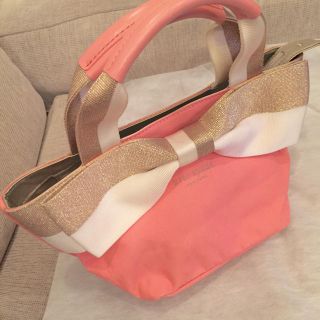 ケイトスペードニューヨーク(kate spade new york)のケイトスペード♡リボンミニトート(ハンドバッグ)