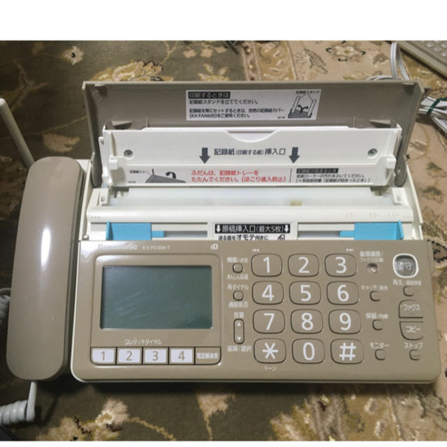 Panasonic - Panasonic おたっくす パーソナルFAX電話機 KX-PD304-DLの通販 by そら｜パナソニックならラクマ
