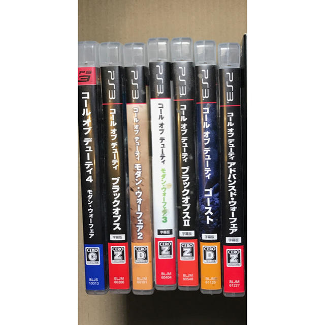 PlayStation3(プレイステーション3)のPS3本体とコールオブデューティシリーズ エンタメ/ホビーのゲームソフト/ゲーム機本体(家庭用ゲームソフト)の商品写真