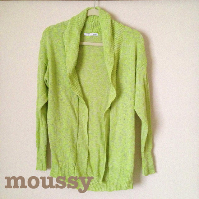 moussy(マウジー)のmoussy  ニットカーディガン☆ レディースのトップス(カーディガン)の商品写真