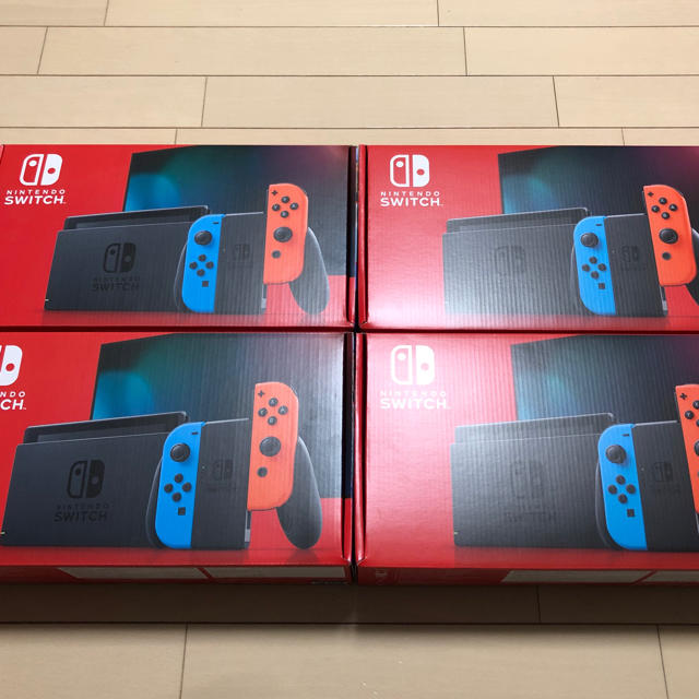 人気商品】 - 任天堂 Nintendo 任天堂 新型 4台 ネオンカラー Switch