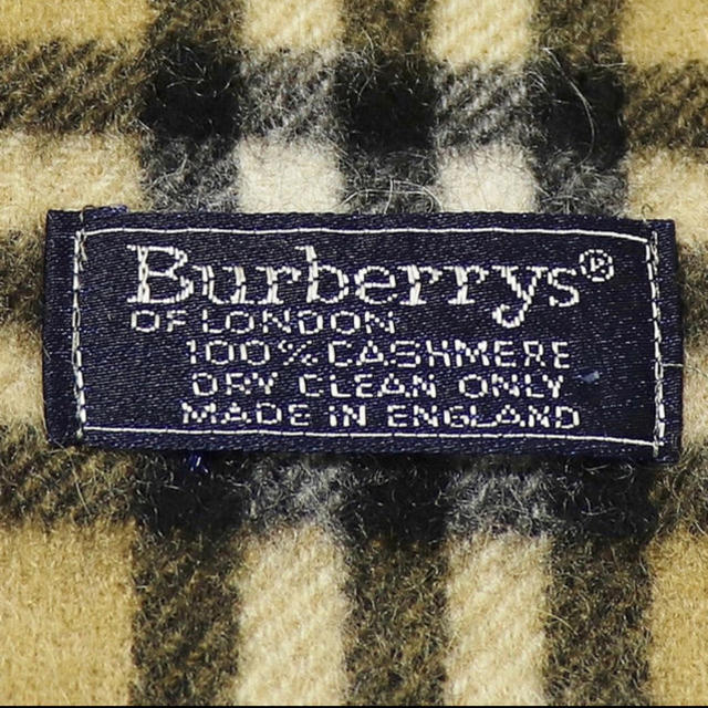 BURBERRY(バーバリー)のバーバリー　マフラー　カシミヤ　バーバリーチェック メンズのファッション小物(マフラー)の商品写真