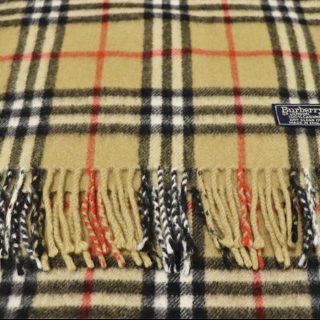 バーバリー(BURBERRY)のバーバリー　マフラー　カシミヤ　バーバリーチェック(マフラー)