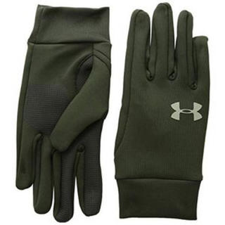 アンダーアーマー(UNDER ARMOUR)の40%オフ アンダーアーマー 手袋 XL グリーン グローブ 防寒 メンズ 冬用(手袋)