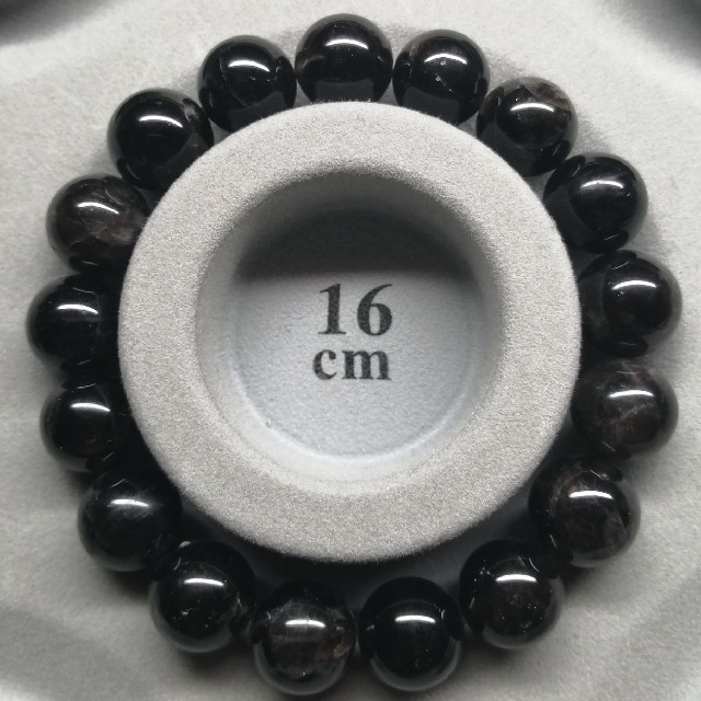 モリオン（黒水晶）ブレスレット　12mm