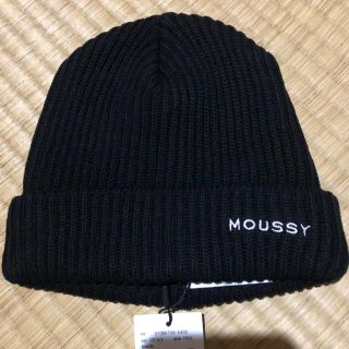 マウジー(moussy)のmoussy ニット帽(ニット帽/ビーニー)