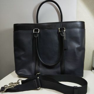 コーチ(COACH)のコーチ ショルダーバッグ 美品 ◼️スムースレザービジネストート F54758 (トートバッグ)