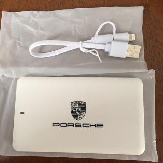 ポルシェ(Porsche)のポルシェ パワーバンク モバイルバッテリー ノベルティ品 新品未使用品(バッテリー/充電器)