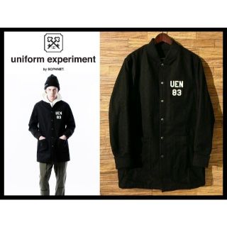 ユニフォームエクスペリメント(uniform experiment)の美品 ユニフォームエクスペリメント 18AW ロングスタジアムジャケット XL(スタジャン)