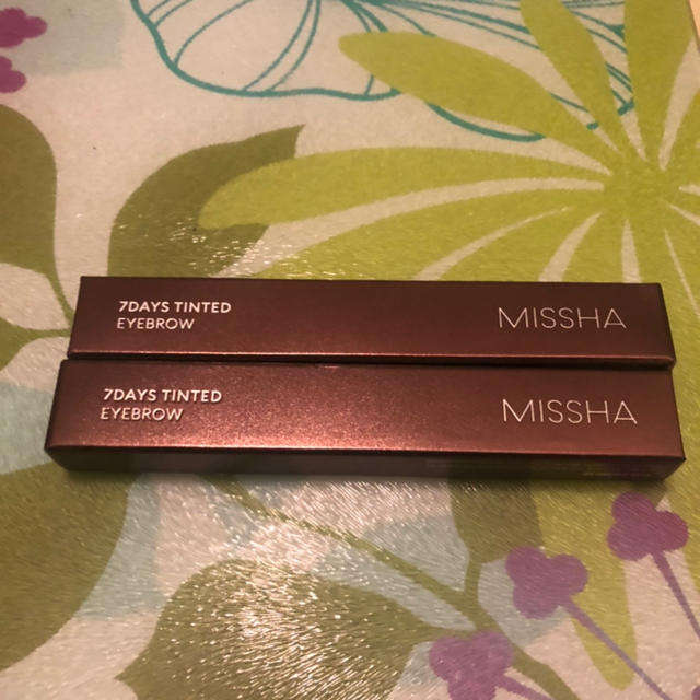 MISSHA(ミシャ)の2 本　MISSHA ミシャ  セブンデイズ アイブロウ 眉ティント コスメ/美容のベースメイク/化粧品(アイブロウペンシル)の商品写真