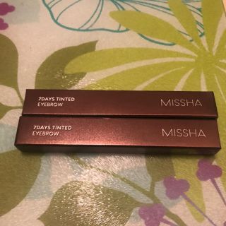 ミシャ(MISSHA)の2 本　MISSHA ミシャ  セブンデイズ アイブロウ 眉ティント(アイブロウペンシル)