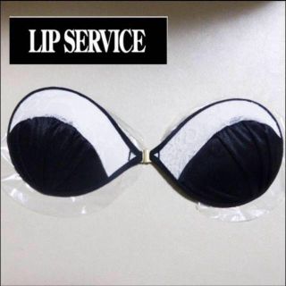 リップサービス(LIP SERVICE)の新品未使用 リップサービス ヌーブラ LIPSERVICE　ホワイト×ブラック (ヌーブラ)