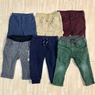 ベビーギャップ(babyGAP)の【ベビー・子供服】パンツまとめ売り80cm 6着セット(パンツ)