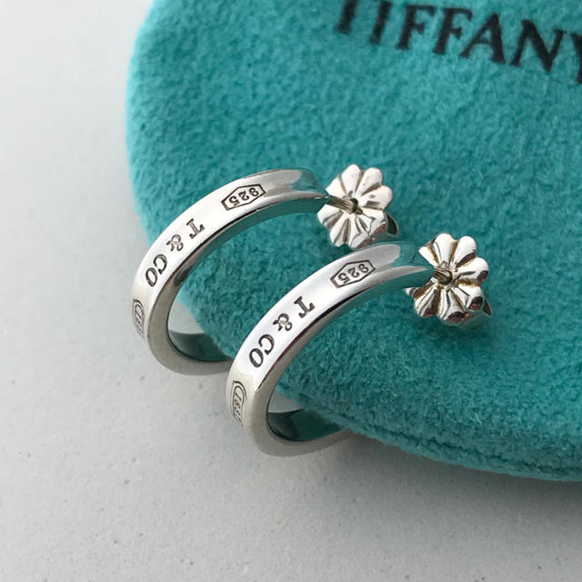 ティファニー 1837™ サークル ピアス イエローゴールド＃TIFFANY