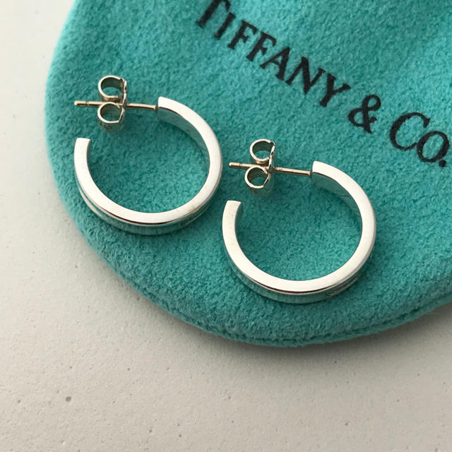 ティファニー 1837™ サークル ピアス イエローゴールド＃TIFFANY