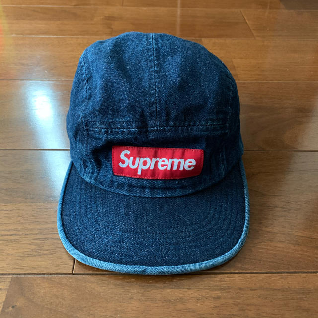 Supreme Denim Box Logo Camp Capキャップ