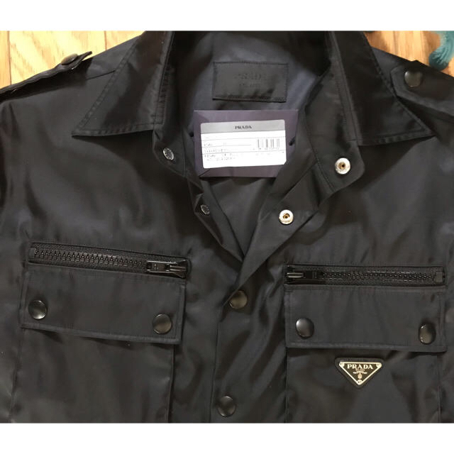 年中無休】 【新品 - PRADA 未使用】Prada シャツ ナイロンギャバジン