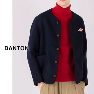 ダントン(DANTON)のDANTON（ダントン）ウールモッサ カラーレスジャケット(ノーカラージャケット)