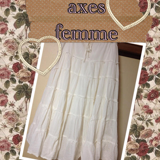 アクシーズファム(axes femme)のaxes femme＊ティアードスカート(ロングスカート)