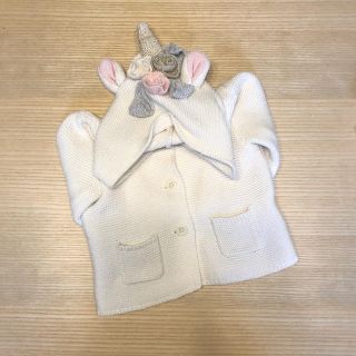 ベビーギャップ(babyGAP)の babyGAP    🦄　ユニコーンパーカー(カーディガン/ボレロ)