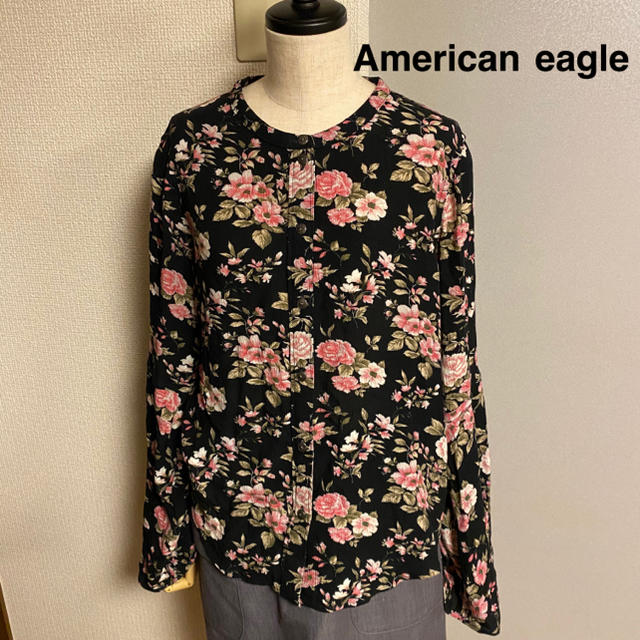 American Eagle(アメリカンイーグル)の【American eagle】アメリカンイーグル  花柄　ブラウス レディースのトップス(シャツ/ブラウス(長袖/七分))の商品写真