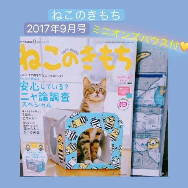 ミニオン(ミニオン)の【ねこのきもち】ミニオンズハウス付き／送料込🐈️ その他のペット用品(猫)の商品写真