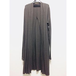 【新品】Julius　18AW　ダメージ加工　ロング丈　厚手　カーディガン