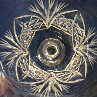 ボヘミア クリスタル(BOHEMIA Cristal)のBOHEMIA クリスタル ワイングラス ペア２客セット     565(グラス/カップ)