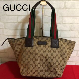 グッチ(Gucci)のグッチ GUCCI トートバッグ シェリーライン GG柄(トートバッグ)