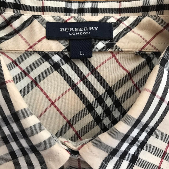 BURBERRY(バーバリー)のバーバリーチェックシャツL レディースのトップス(シャツ/ブラウス(長袖/七分))の商品写真